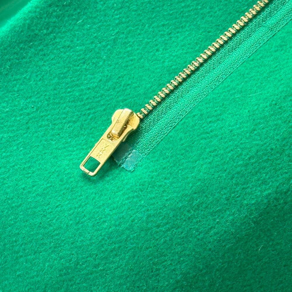 J. Crew Wool Blend City Coat Emerald Green Size 0 Style‎ F5325 - Picture 12 of 13